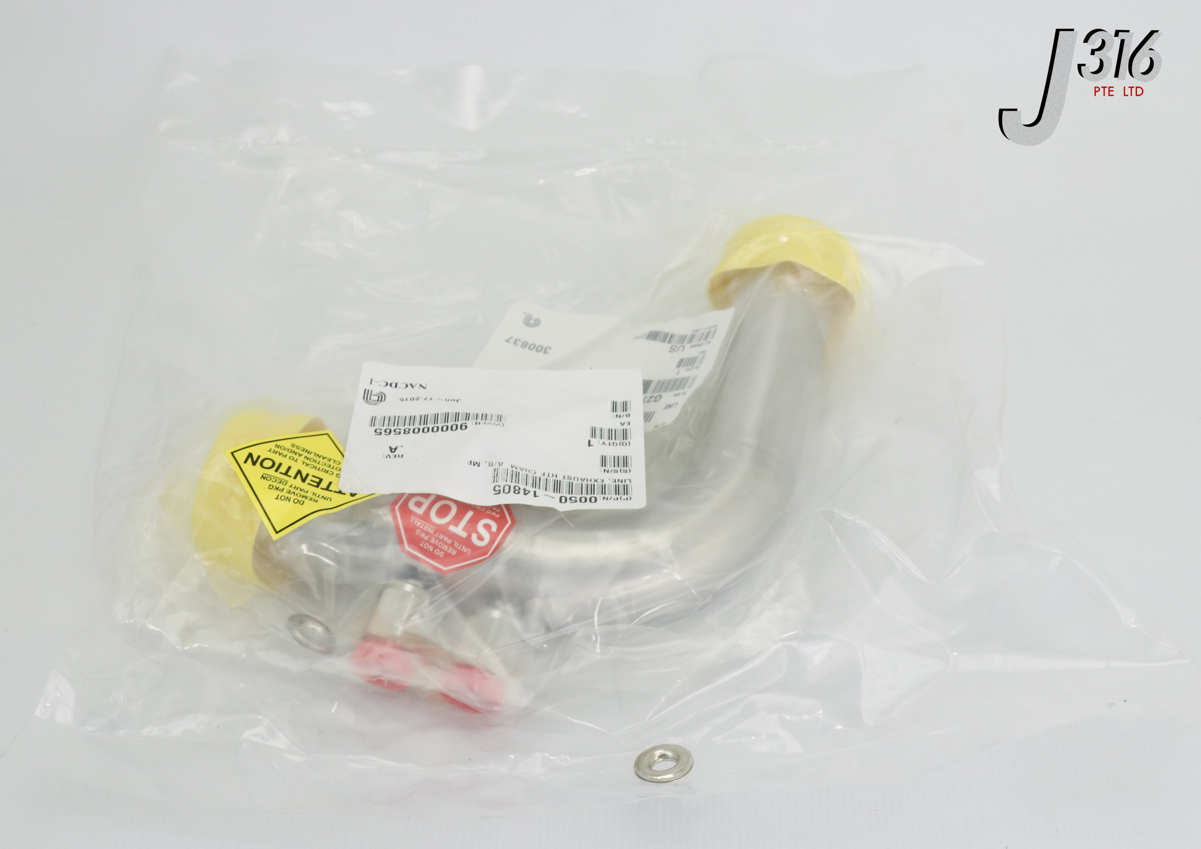 21541 APPLIED MATERIALS LINE, EXHAUST HTF CHAM. A/B, MF (NEW) 0050